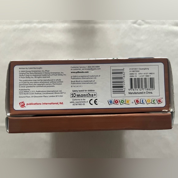 Disney Pixar Toy Story Original Set Of 12 Book Blocks Board Books ๐ - Picture 3 of 9